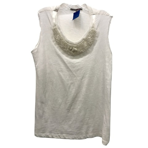 Julie's Closet Embellished Collar Tank Top - Picture 1 of 2